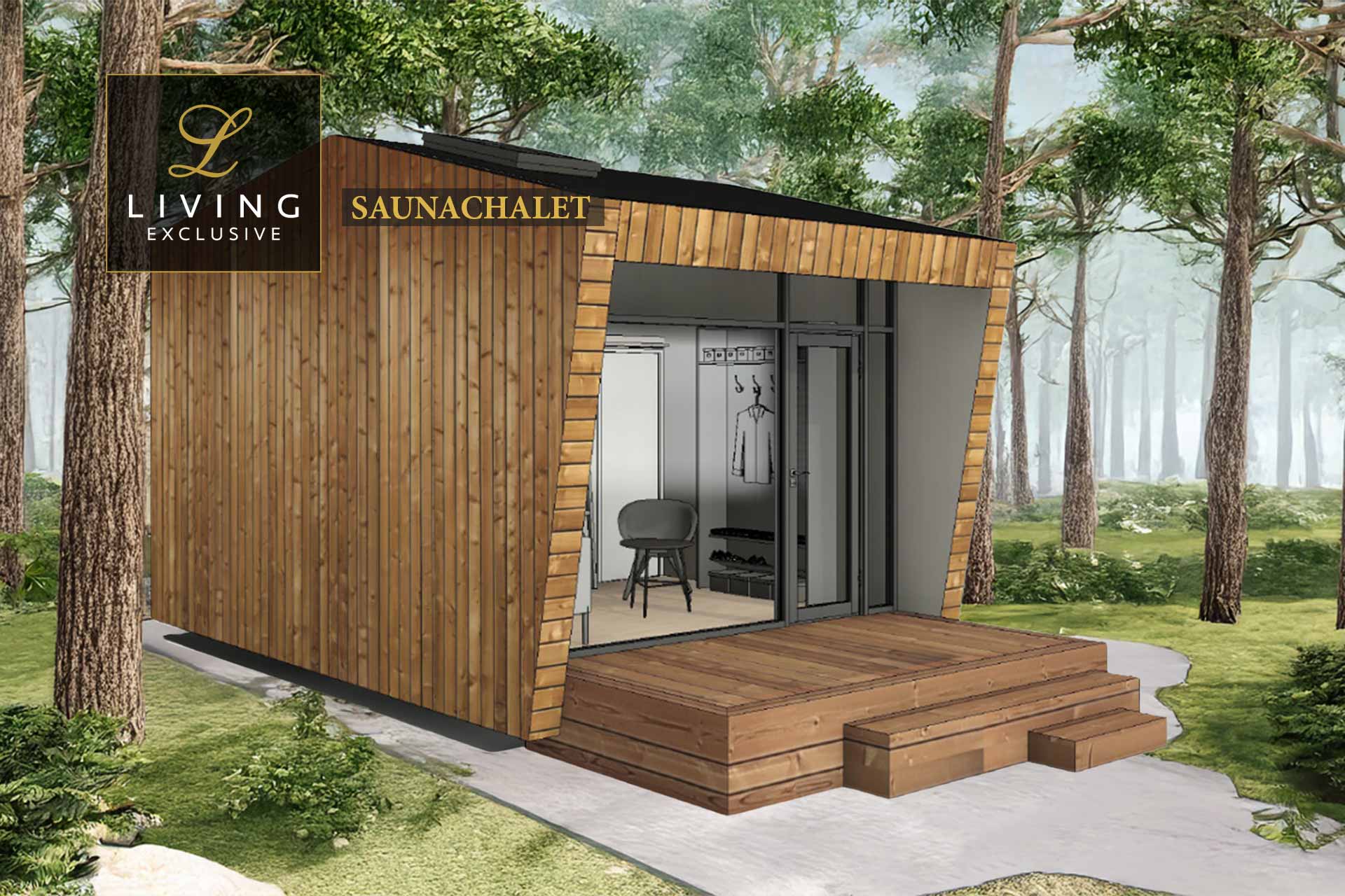 SaunaChalet: Sauna aus Holz von Living Exclusive