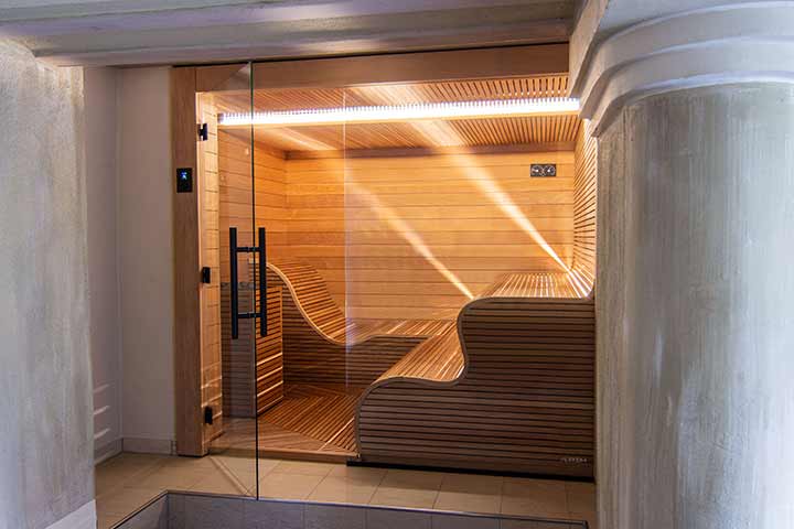 Innensauna Individuell LE Spa-Sauna im LE Showroom 01